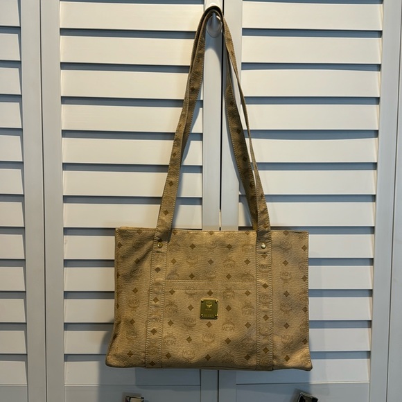 MCM Handbags - MCM Pre loved in great condition shoulder/ Crossbody Bag with top zipper.